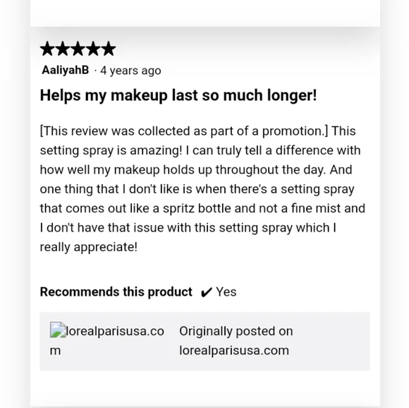 Free w/ Bundle L'OREAL PARIS - Infallible Pro Spray & Set - Picture 12 of 16